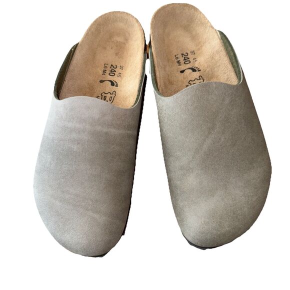 Birkenstock Gray Suede Mules - Picture 5 of 9